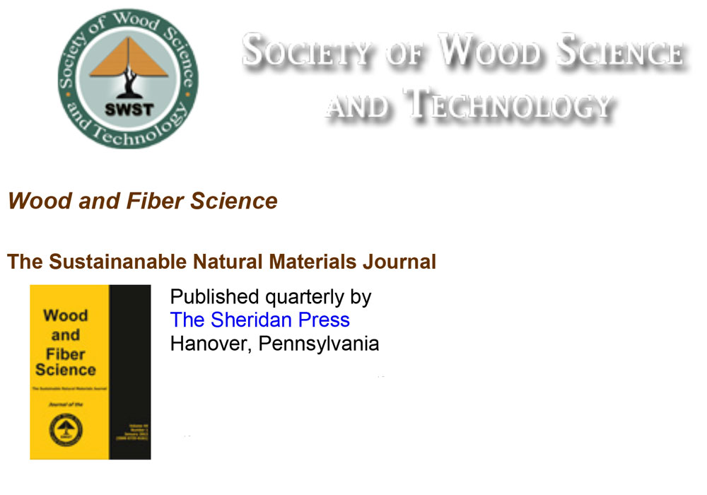 Wood and Fiber Science Editing